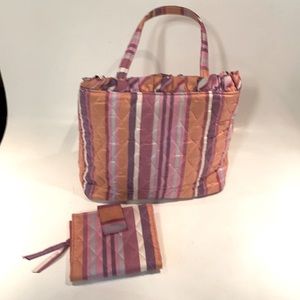 Vera Bradley Striped Purse and Wallet